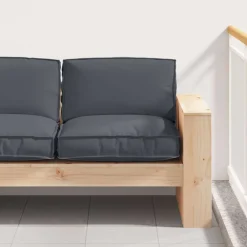 vidaXL Kussen Oxford Stof Antraciet 80 x 80 x 12 cm