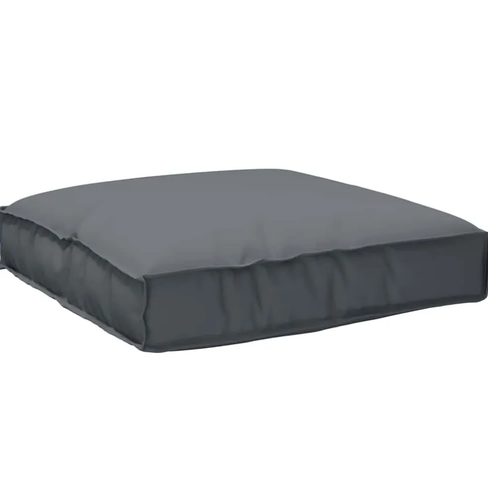 vidaXL Kussen Oxford Stof Antraciet 80 x 80 x 12 cm