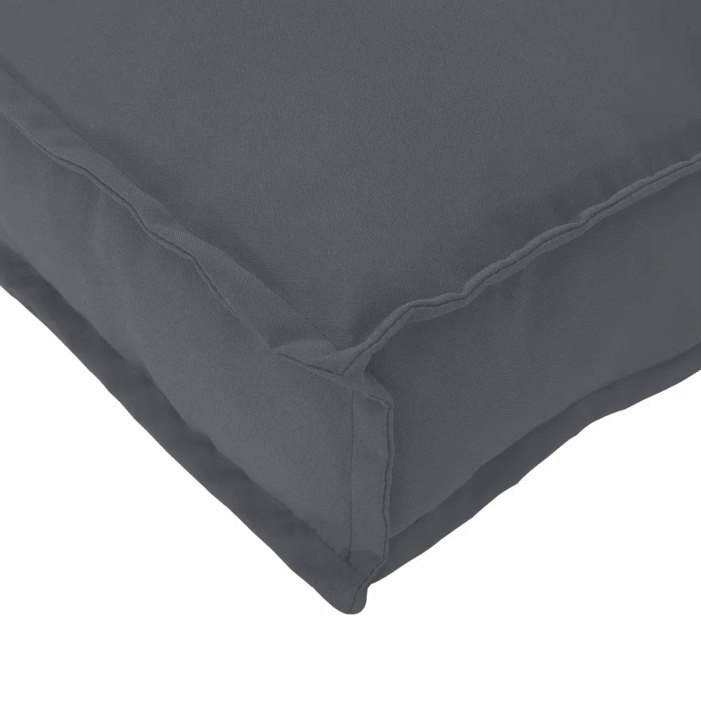 vidaXL Kussen Oxford Stof Antraciet 120 x 40 x 12 cm