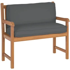 vidaXL Kussen Oxford Stof Antraciet 120 x 40 x 12 cm