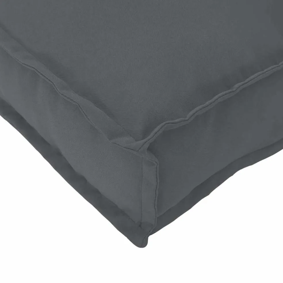 vidaXL Kussen Oxford Stof Antraciet 60 x 40 x 8 cm