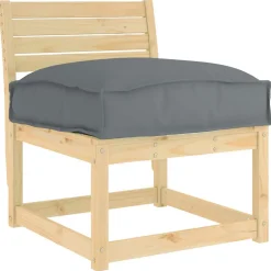 vidaXL Kussen Oxford Stof Antraciet 60 x 40 x 8 cm