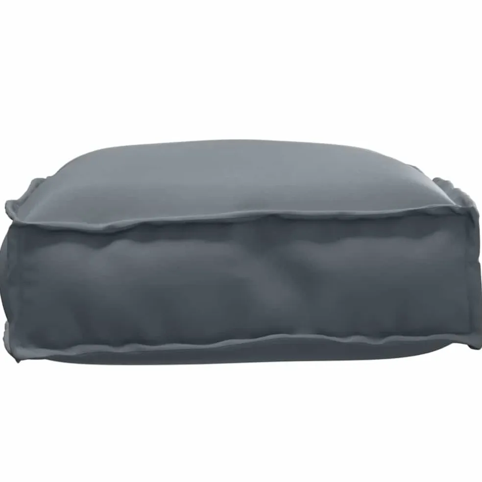 vidaXL Kussen Oxford Stof Antraciet 60 x 40 x 8 cm