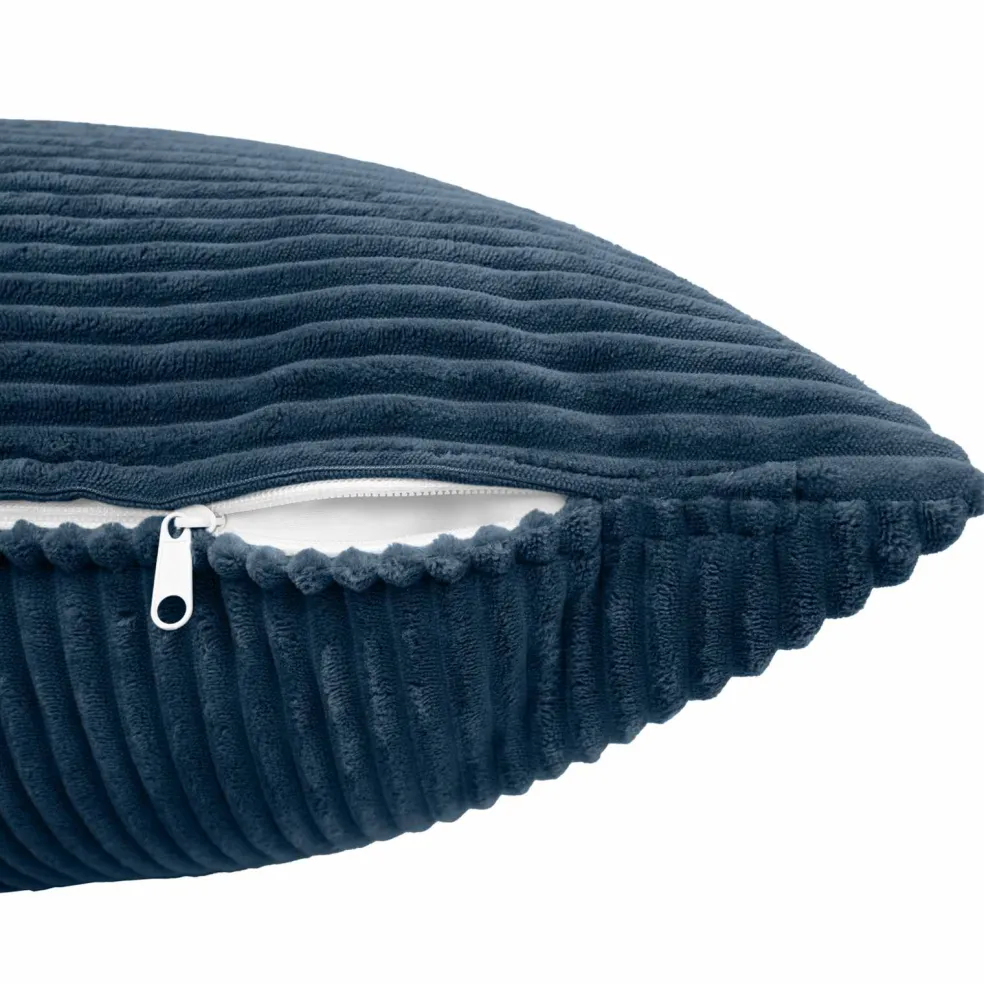 vidaXL Kussensloop 2 pcs ALMELO Crèmekleurig 30 x 30 cm corduroy