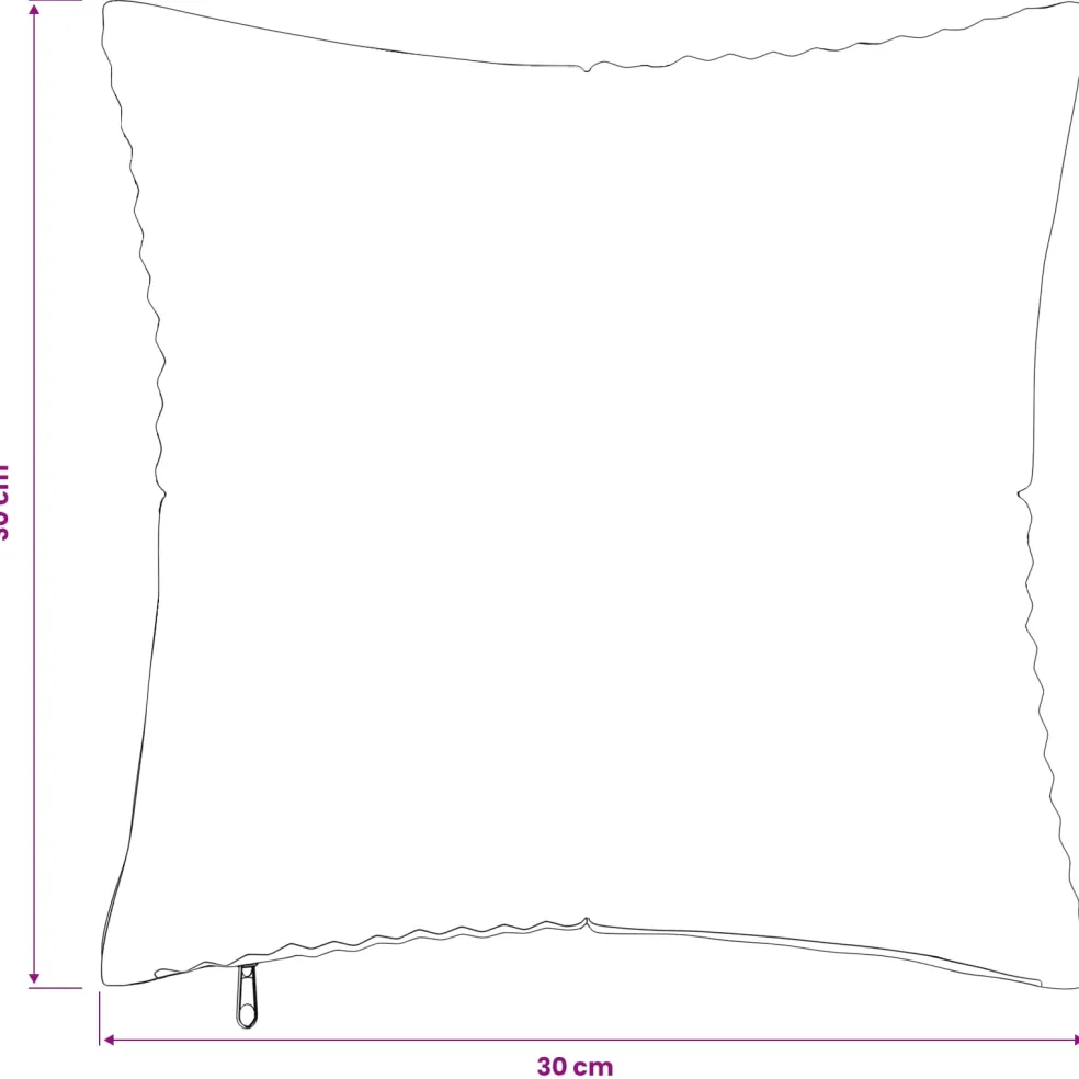 vidaXL Kussensloop 2 pcs ALMELO Crèmekleurig 30 x 30 cm corduroy