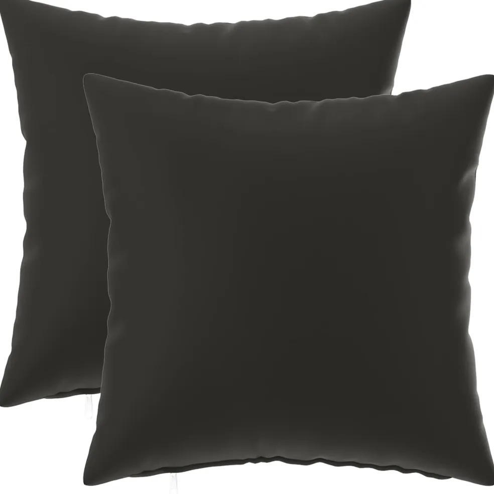vidaXL Kussensloop 2 pcs HEERLEN Wit 30 x 30 cm PV Fleece