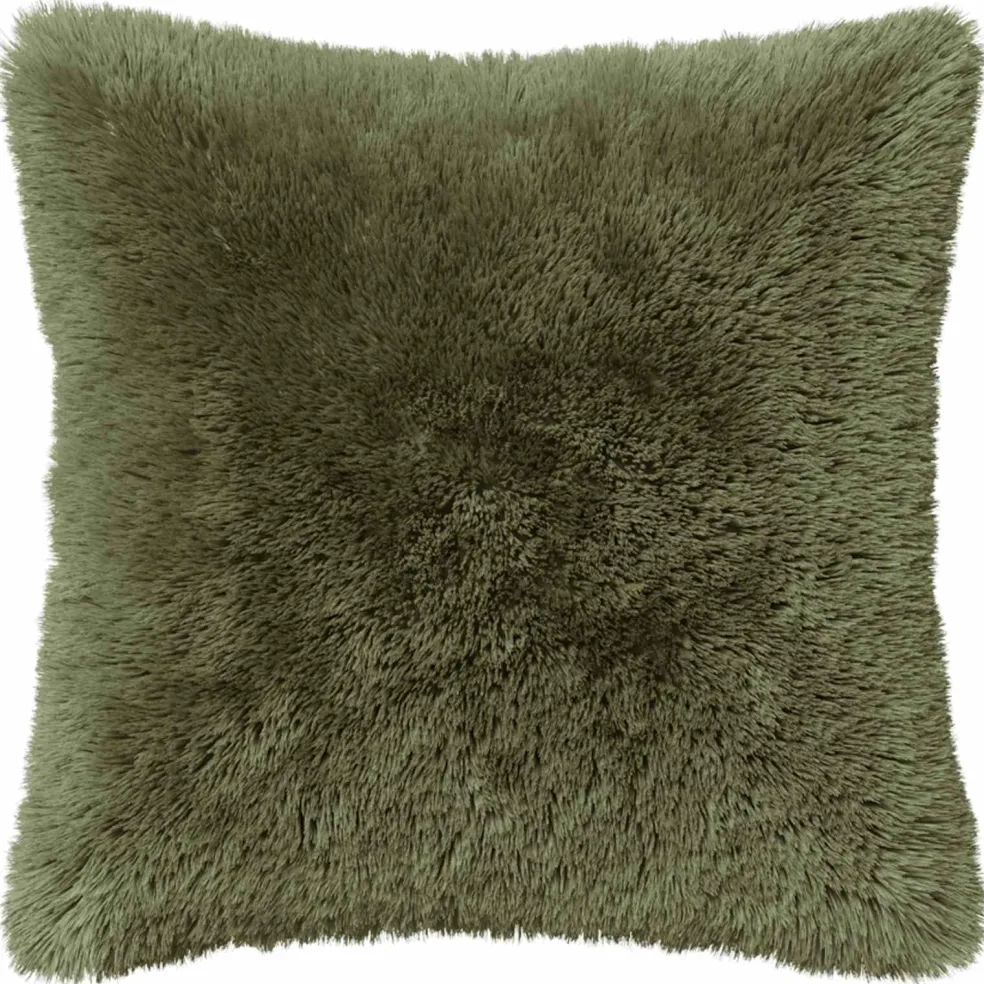 vidaXL Kussensloop 2 pcs HEERLEN Groen 30 x 30 cm PV Fleece