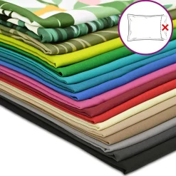 vidaXL Kussensloop 2 pcs HEERLEN Antraciet 30 x 30 cm Polyester