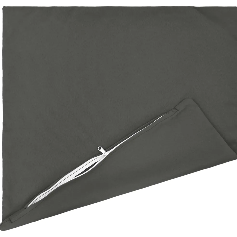 vidaXL Kussensloop 2 pcs HEERLEN Antraciet 30 x 30 cm Polyester