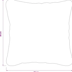 vidaXL Kussensloop 2 pcs HEERLEN Antraciet 30 x 30 cm Polyester