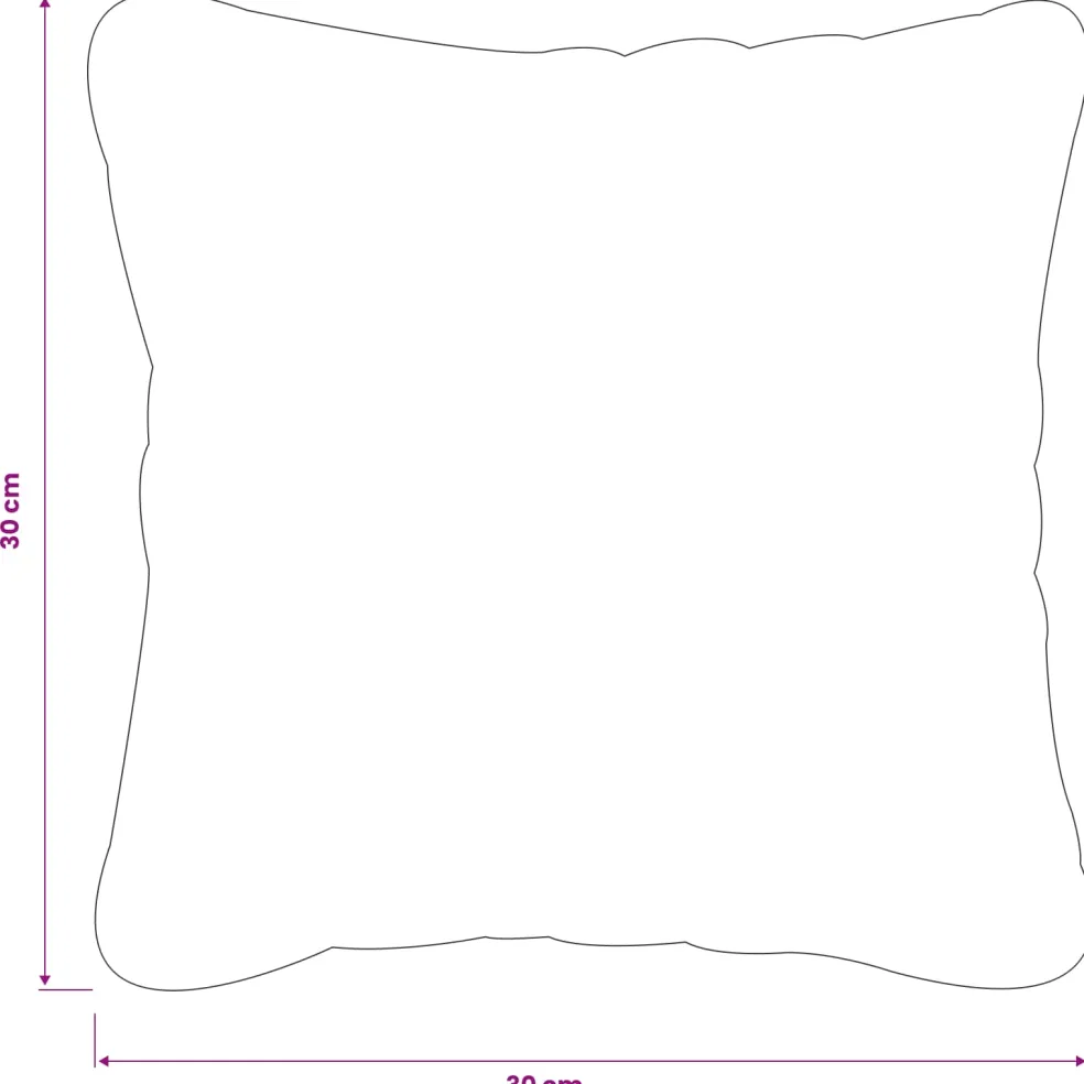 vidaXL Kussensloop 2 pcs HEERLEN Antraciet 30 x 30 cm Polyester