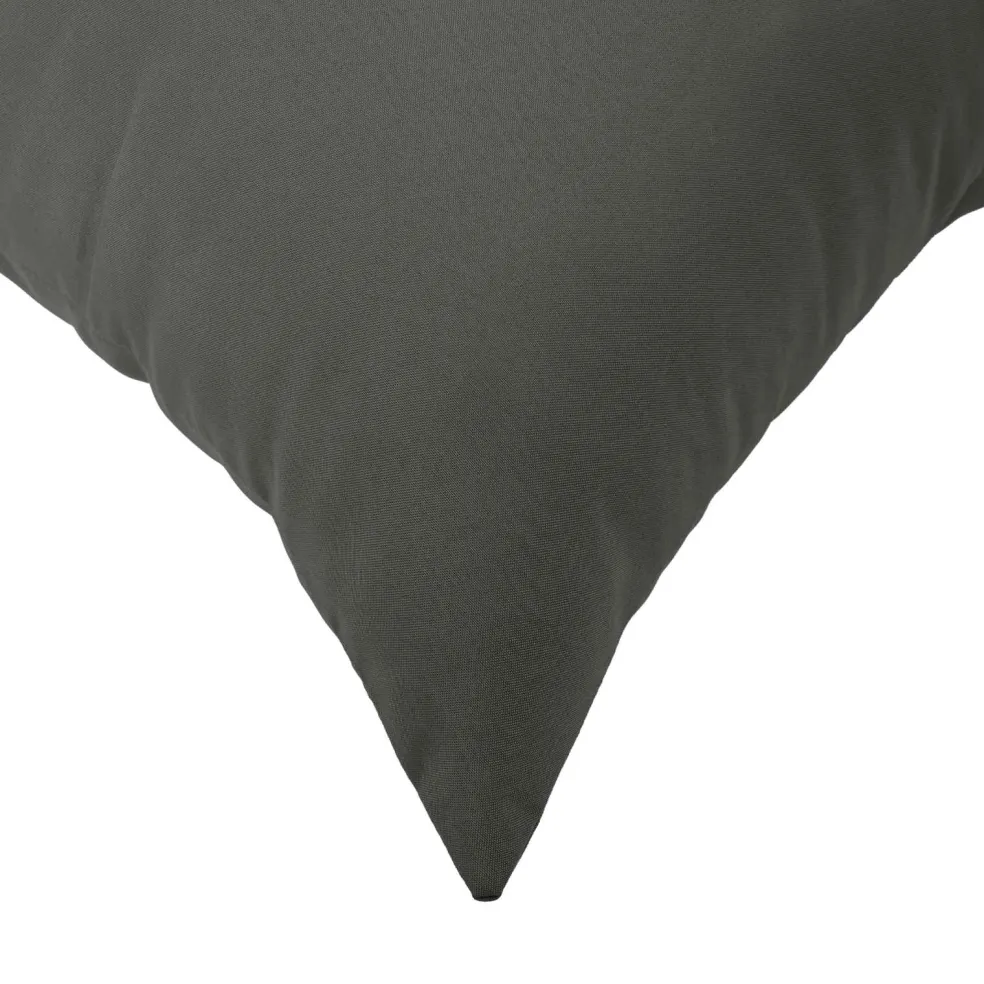 vidaXL Kussensloop 2 pcs HEERLEN Antraciet 30 x 30 cm Polyester
