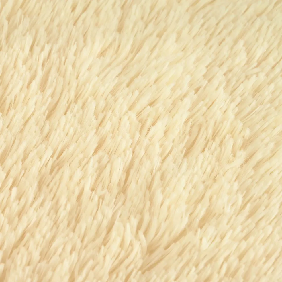 vidaXL Kussensloop 2 pcs HEERLEN Crèmekleurig 30 x 30 cm PV Fleece