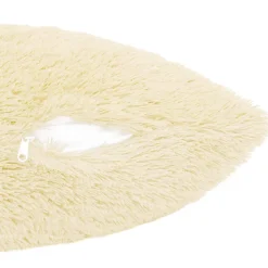 vidaXL Kussensloop 2 pcs HEERLEN Crèmekleurig 30 x 30 cm PV Fleece