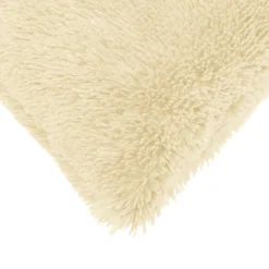 vidaXL Kussensloop 2 pcs HEERLEN Crèmekleurig 30 x 30 cm PV Fleece