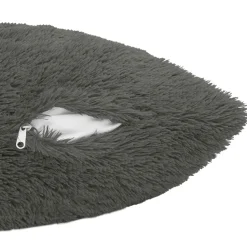 vidaXL Kussensloop 2 pcs HEERLEN Lichtgrijs 30 x 30 cm PV Fleece