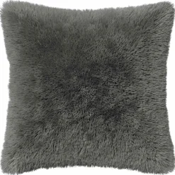 vidaXL Kussensloop 2 pcs HEERLEN Lichtgrijs 30 x 30 cm PV Fleece
