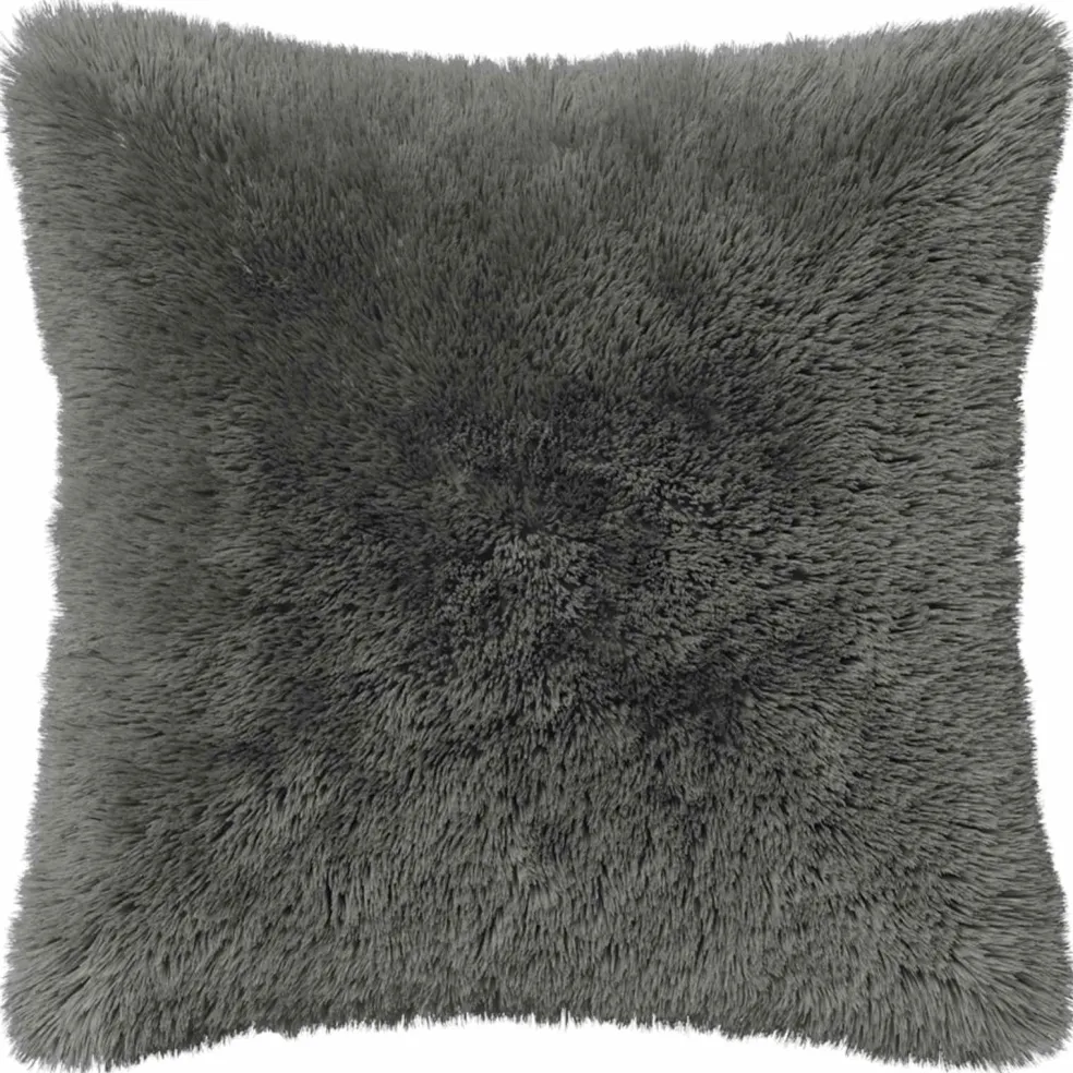 vidaXL Kussensloop 2 pcs HEERLEN Lichtgrijs 30 x 30 cm PV Fleece