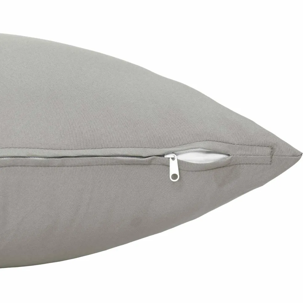 vidaXL Kussensloop 2 pcs HEERLEN Grijs 30 x 30 cm Polyester
