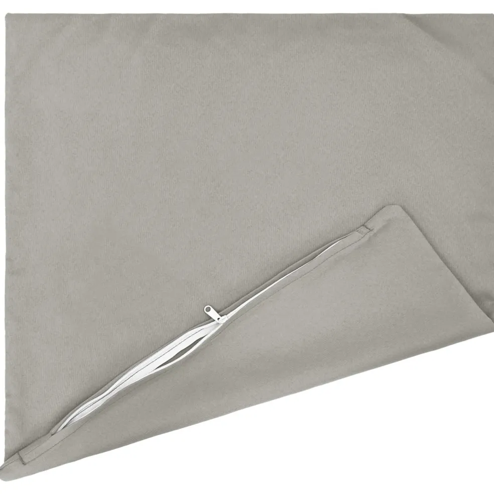 vidaXL Kussensloop 2 pcs HEERLEN Grijs 30 x 30 cm Polyester