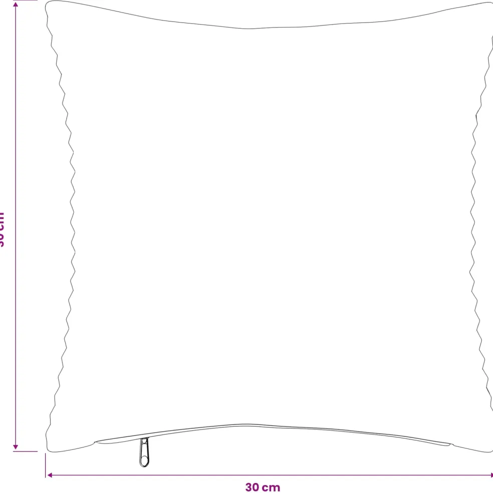 vidaXL Kussensloop 2 pcs HEERLEN Bruin 30 x 30 cm corduroy