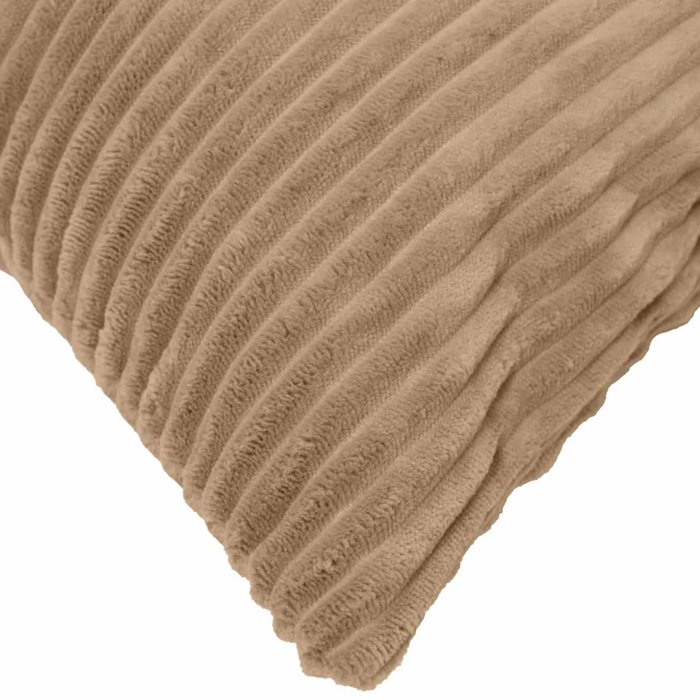 vidaXL Kussensloop 2 pcs HEERLEN Bruin 30 x 30 cm corduroy