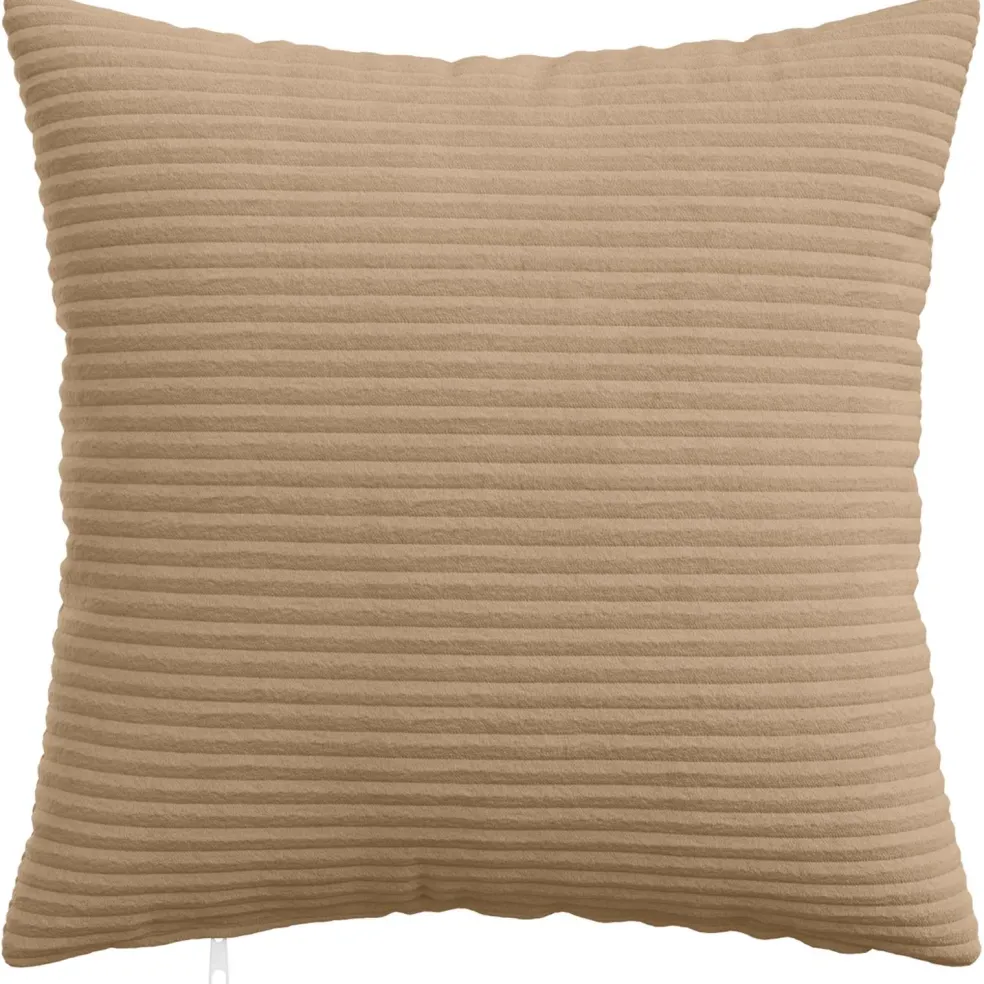 vidaXL Kussensloop 2 pcs HEERLEN Bruin 30 x 30 cm corduroy