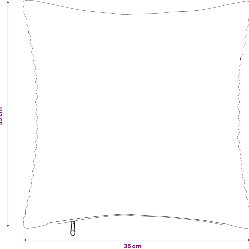 vidaXL Kussensloop 2 pcs HEERLEN Taupe 35 x 35 cm corduroy
