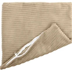 vidaXL Kussensloop 2 pcs HEERLEN Taupe 35 x 35 cm corduroy