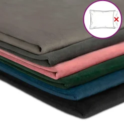 vidaXL Kussensloop 2 pcs HEERLEN Donkergroen 30 x 30 cm Fluweel
