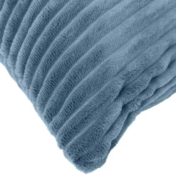 vidaXL Kussensloop 2 pcs HEERLEN Blauw 30 x 30 cm corduroy