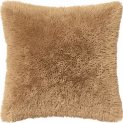 vidaXL Kussensloop 2 pcs HEERLEN Taupe 30 x 30 cm PV Fleece