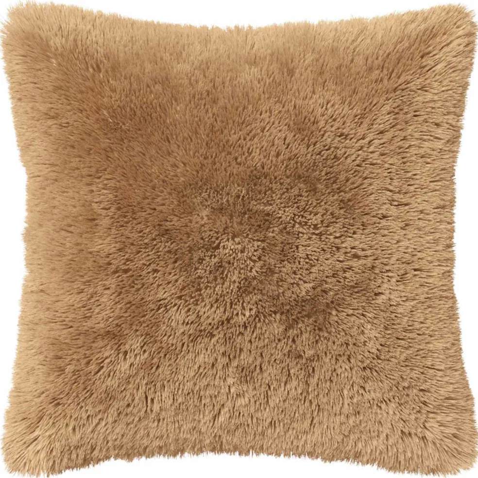 vidaXL Kussensloop 2 pcs HEERLEN Taupe 30 x 30 cm PV Fleece