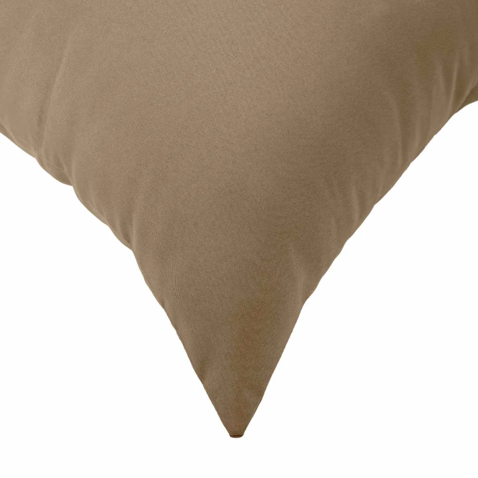 vidaXL Kussensloop 2 st HEERLEN Taupe 30 x 30 cm Polyester
