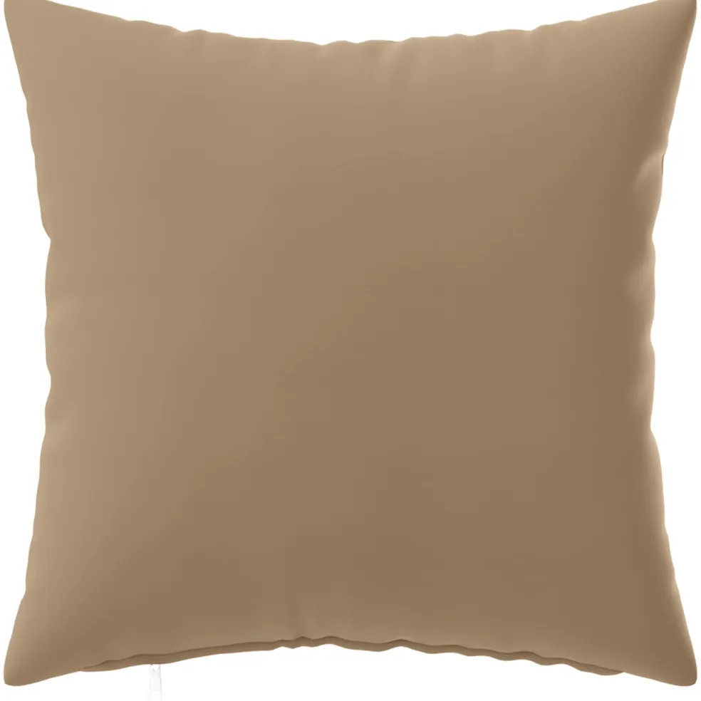 vidaXL Kussensloop 2 st HEERLEN Taupe 30 x 30 cm Polyester