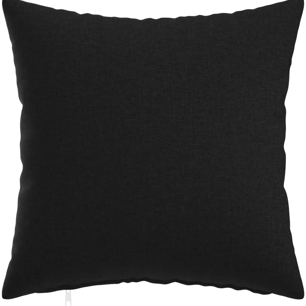 vidaXL Kussensloop 2 st HEERLEN Zwart 30 x 30 cm Stof