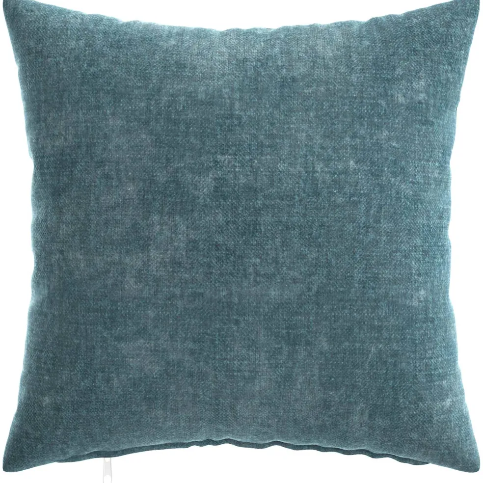 vidaXL Kussensloop 6 st HEERLEN Blauw 30 x 30 cm Chenille Stof
