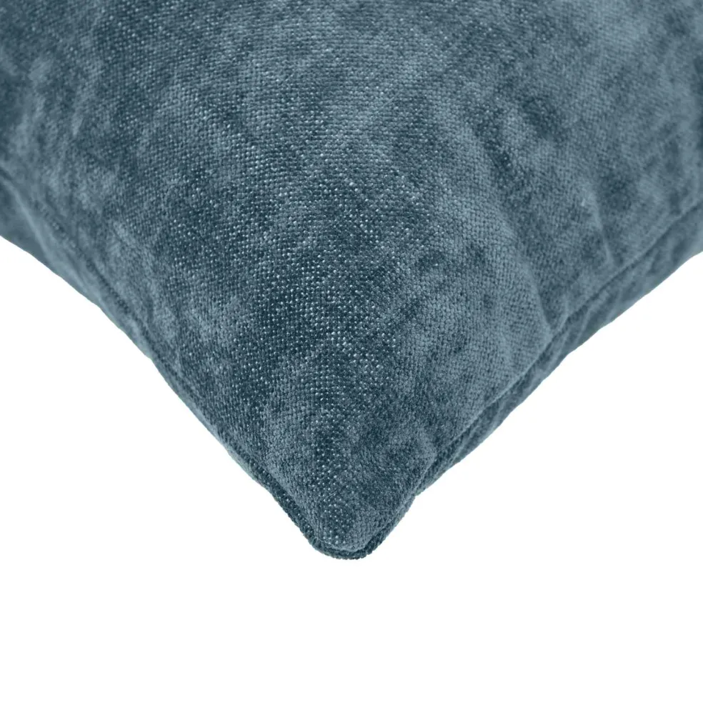 vidaXL Kussensloop 6 st HEERLEN Blauw 30 x 30 cm Chenille Stof