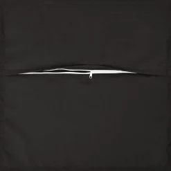 vidaXL Kussensloop 2 st HOUTEN Zwart 30 x 30 cm Polyester