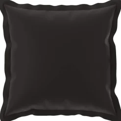 vidaXL Kussensloop 2 st HOUTEN Zwart 30 x 30 cm Polyester