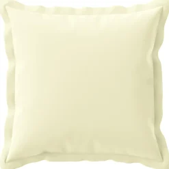 vidaXL Kussensloop 2 st HOUTEN Crèmekleurig 30 x 30 cm Polyester