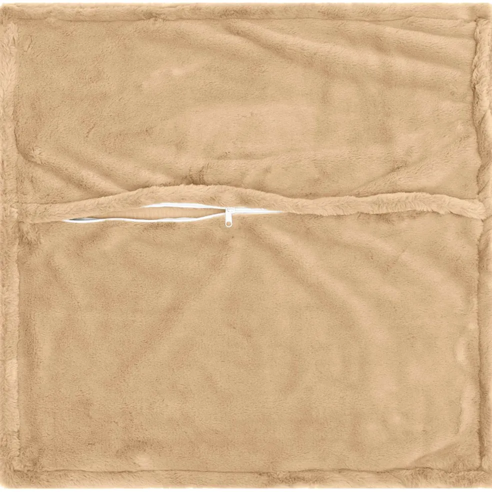 vidaXL Kussensloop 6 st HOUTEN Crèmekleurig 30 x 30 cm