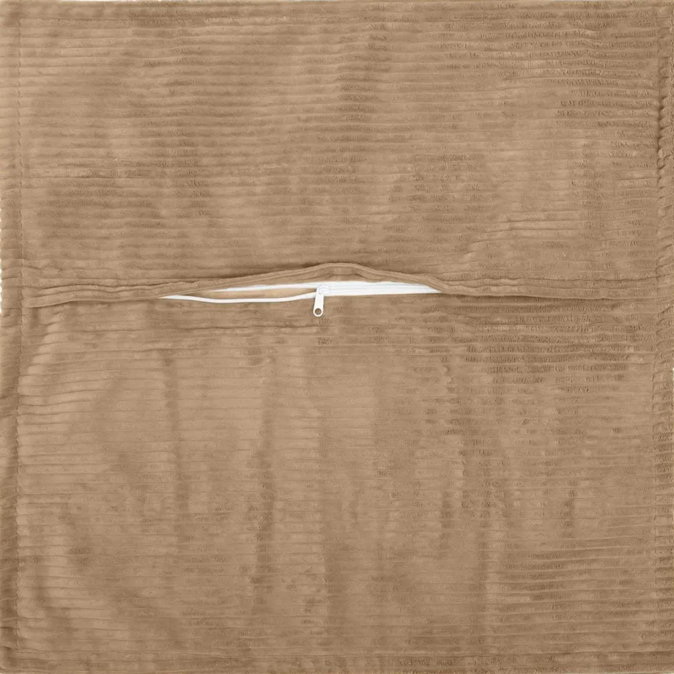vidaXL Kussensloop 6 st HOUTEN Bruin 30 x 30 cm corduroy