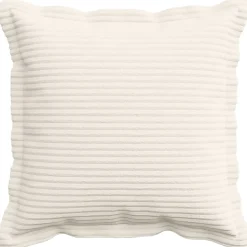 vidaXL Kussensloop 2 st HOUTEN Crèmekleurig 30 x 30 cm corduroy