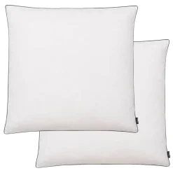 vidaXL Kussens 2 st verenvulling 80x80 cm wit