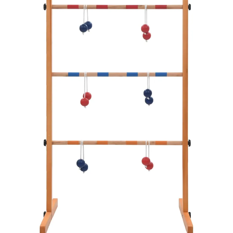 vidaXL Laddergolf hout