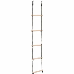 vidaXL Ladder met 5 sporten 210 cm massief grenenhout