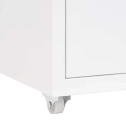vidaXL Ladeblok verrijdbaar 39x45x67 cm staal antracietkleurig