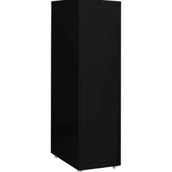 vidaXL Ladeblok verrijdbaar 28x41x109 cm metaal zwart