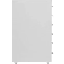 vidaXL Ladeblok verrijdbaar 28x41x69 cm metaal grijs